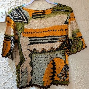 Dorman Vibrant Crinkle Stretch Top